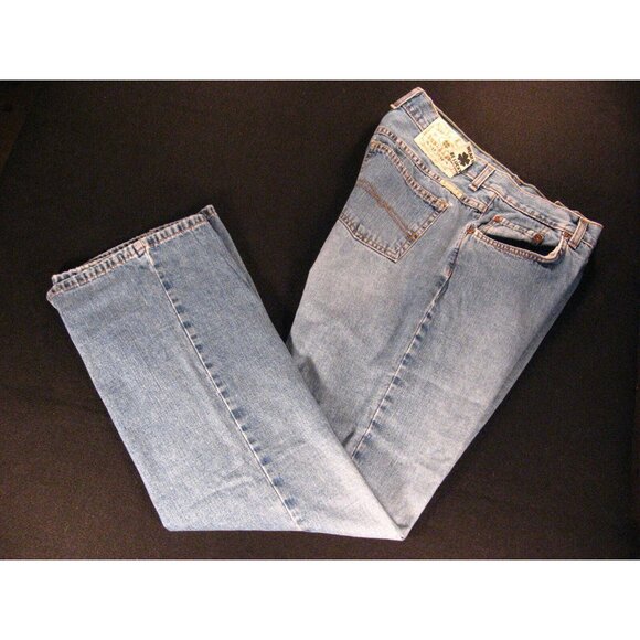 Lucky Brand Women's Blue Jeans tag 10/30 LOW RISE EASY FIT FLARE - Picture 5 of 10